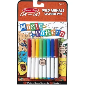 Melissa & Doug 40312 Magic-pattern Wild Animals Colouring Pad