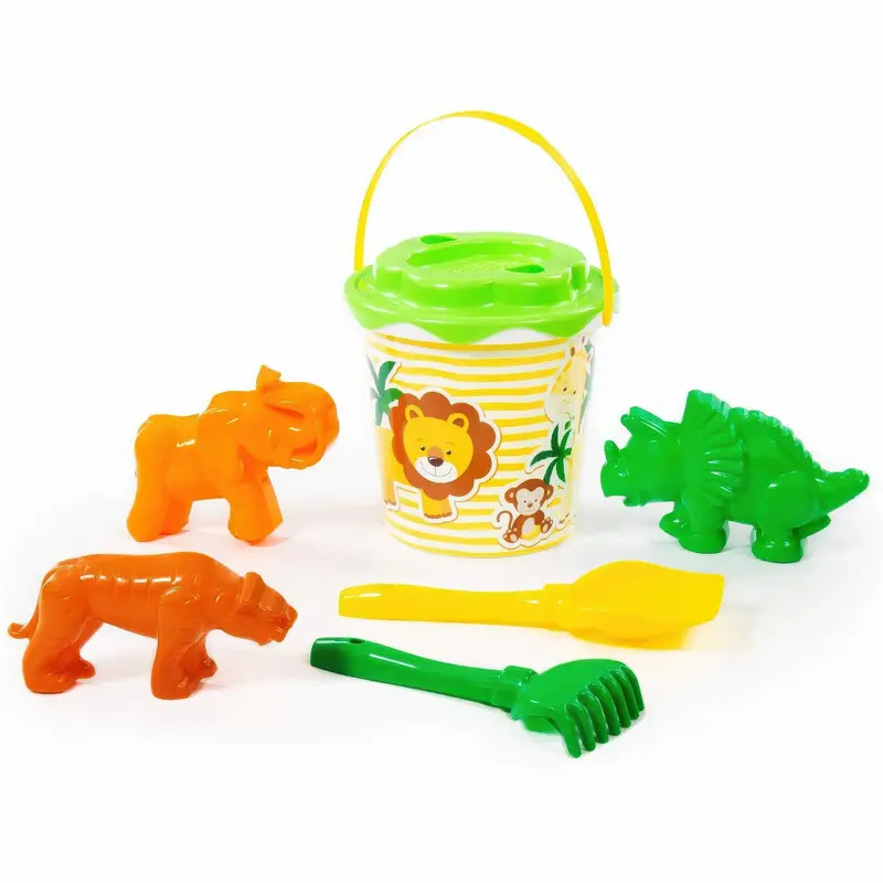 Sunflower Decorated Bucket Set 7 Pcs