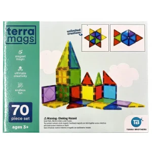 Terra Mags Magnetic Building Tiles  70PCS
