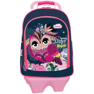 Chimola Owl 45cm Backpack with Removable Trolley