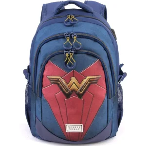 DC Comics Wonder Woman Backpack with USB Port 44cm