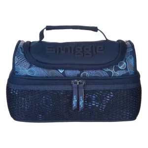 Smiggle Mesh Double Decker Lunchbox - Navy