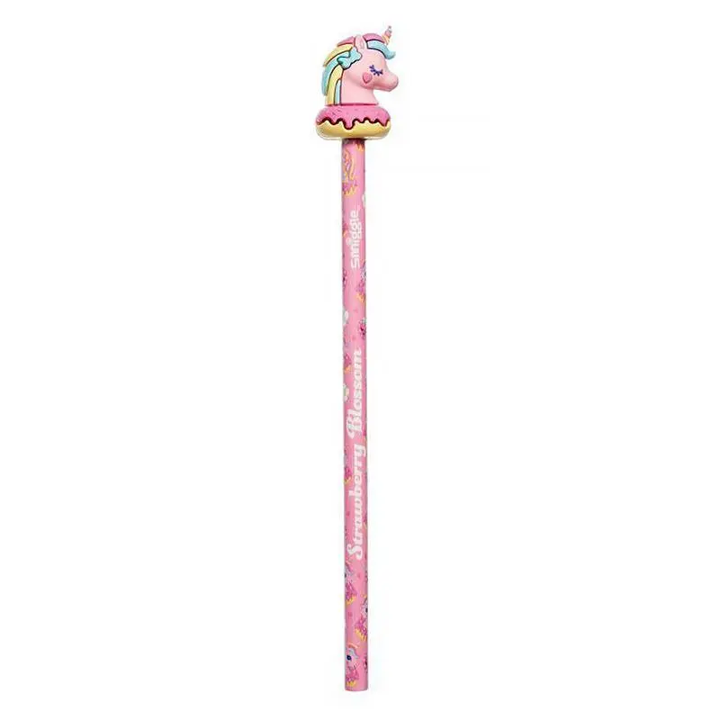 Smiggle Unicorn Universe Pencil with Scented Topper - Pink