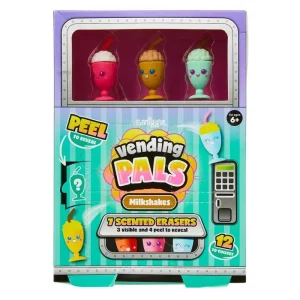 Smiggle Vending Pals Scented Erasers Pack - Milkshake