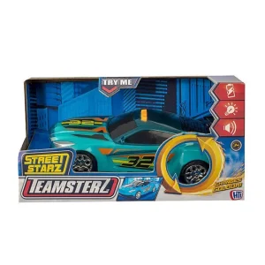 Teamsterz Lights and Sounds Street Starz Green Racing Car