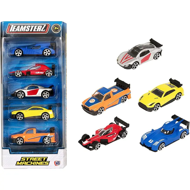 Teamsterz Street Machines Diecast Cars 5-pack - Assortment