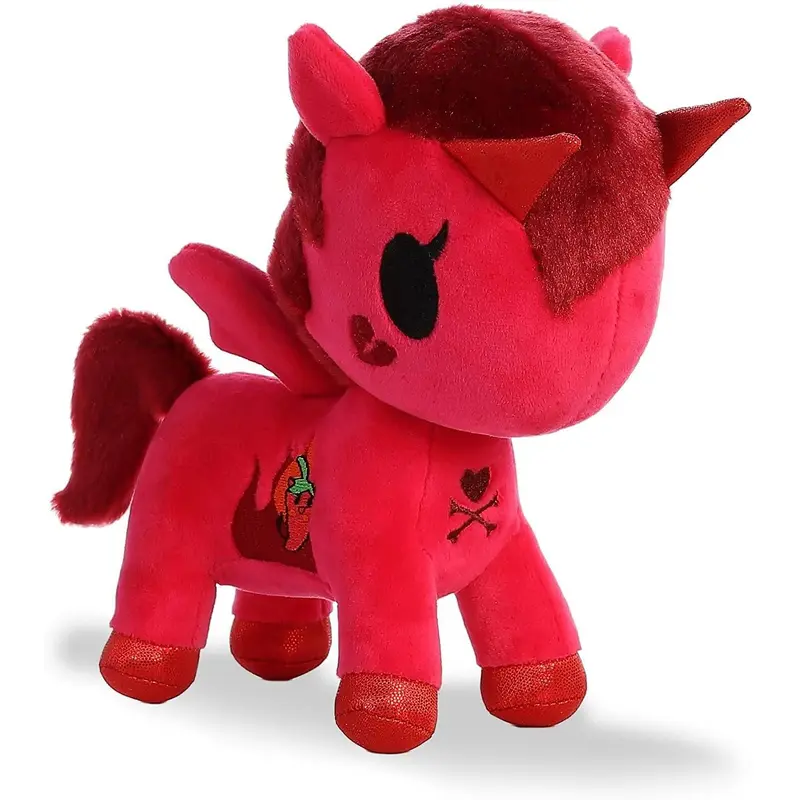 AURORA TOKIDOKI 15678 Plush 20cm Unicorn Pepperino - Red
