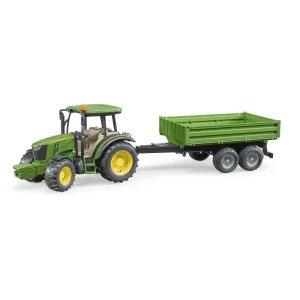 Bruder Tractor John Deere with Trailer