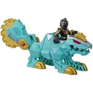 Power Rangers Playskool Heroes Black Ranger and Dimetrozord 2-pack