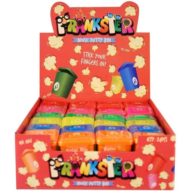 Putty Noise Bin 6cm X 4.5cm Assorted Neon Colours
