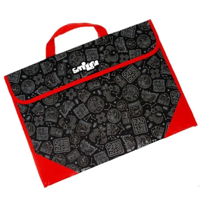 Smiggle Express Book Bag - Black/red