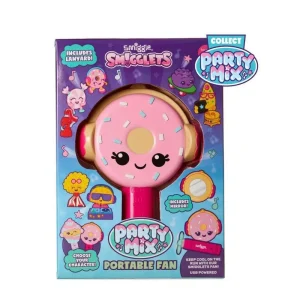 Smiggle SmiggleTS Portable Fan - Party Mix Dj Doughnut