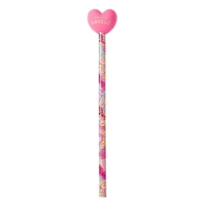Smiggle Tops Eraser Pencil - Heart Pink