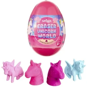 Smiggle World Eraser Egg - Pink Unicorn