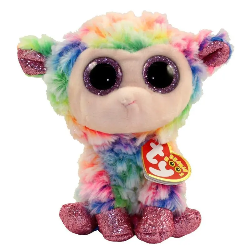 Ty Beanie Boo Daffodil The Rainbow Lamb Plush 23cm