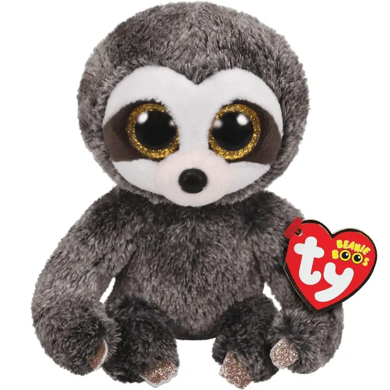 Ty Beanie Boo Dangler The Sloth 15cm Plush - Grey