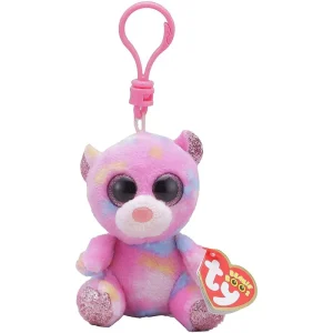 Ty Beanie Boo Franky Pink Keyring