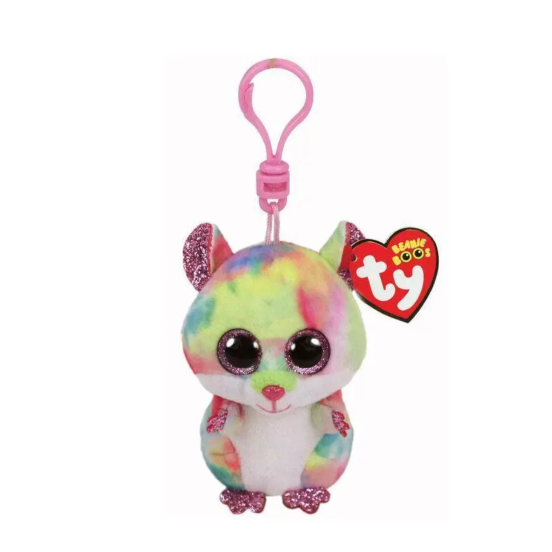 Ty Beanie Boo Rodney The Hamster Keyring
