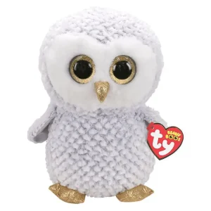 Ty Owlette White and Grey Plush 15cm