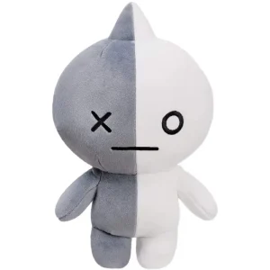 AURORA BT21 Van Soft Toy, Medium, 61323, Grey & White, Grey and White