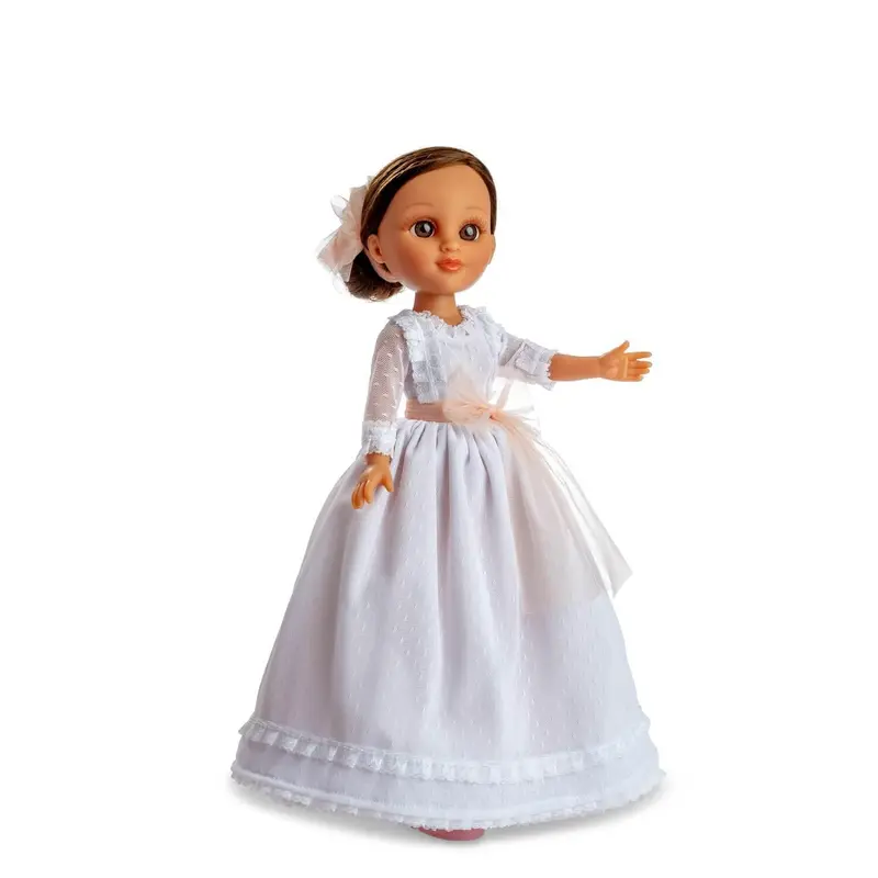 Berjuan 16002 Christening 2 Dresses Doll 50cm - White
