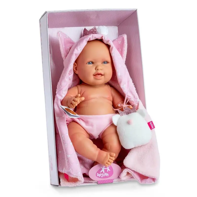 Berjuan 3131 Baby Kitten Doll 38cm - Pink