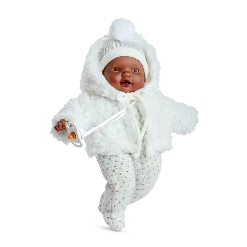 Berjuan 346 Cry Baby Doll 28cm - White