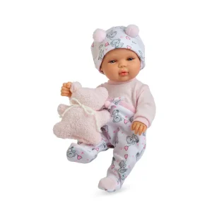 Berjuan 497 Baby Smile Pijama Doll 30cm - Pink