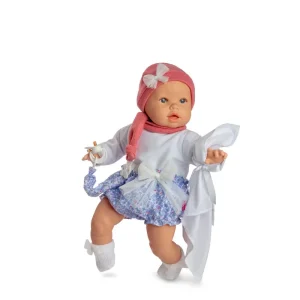 Berjuan 6021 Cry Baby Doll 50cm - Pink