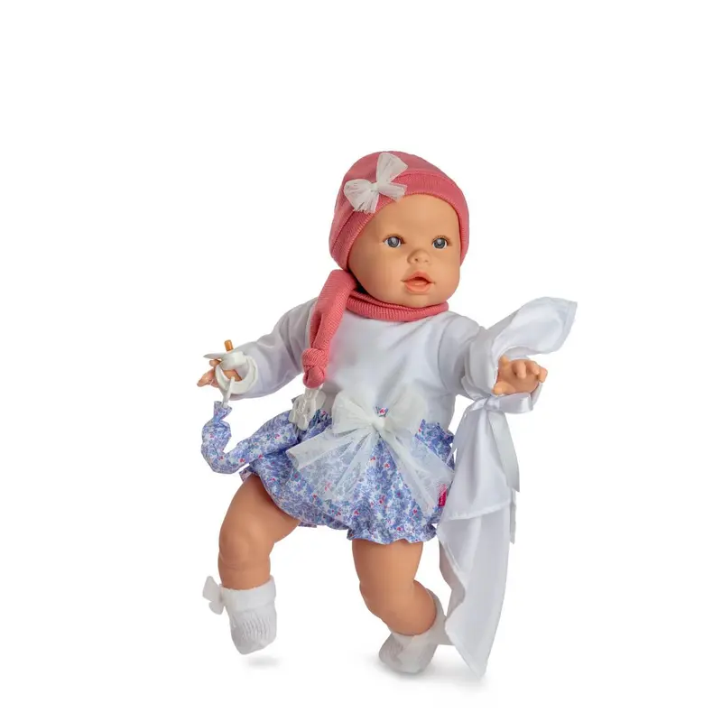 Berjuan 6021 Cry Baby Doll 50cm - Pink