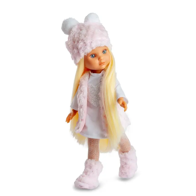 Berjuan 820 Eva Winter Doll 34cm - Pink
