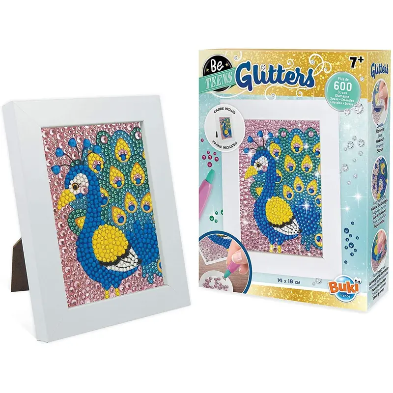 BUKI France DP012 Be Teens Glitters - Peacock