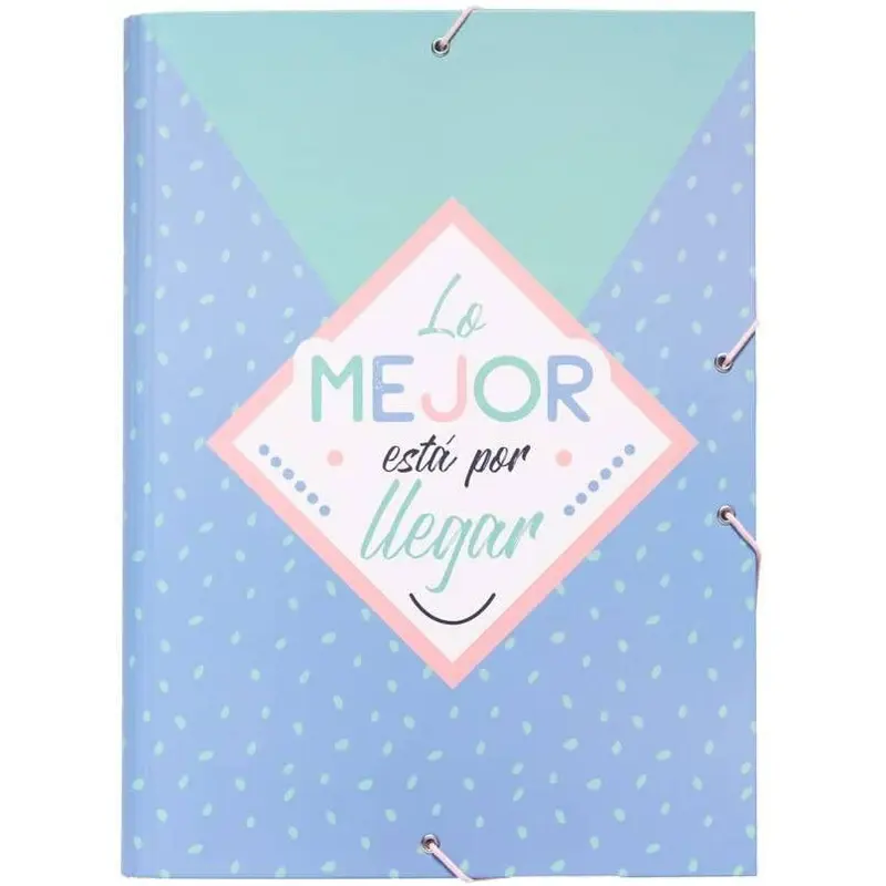 Erik Grupo A4 Elasticated Corner File - Amelie Pastel Collection