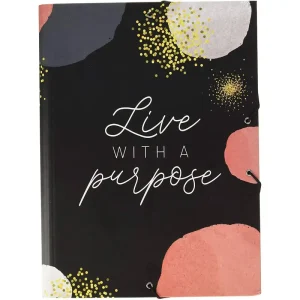 Erik Grupo Folder Elastic A4 Glitter Gold Dreams