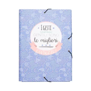 Erik Grupo Folder Elasticated, A4 Amelie Italian 3 Flap Folder