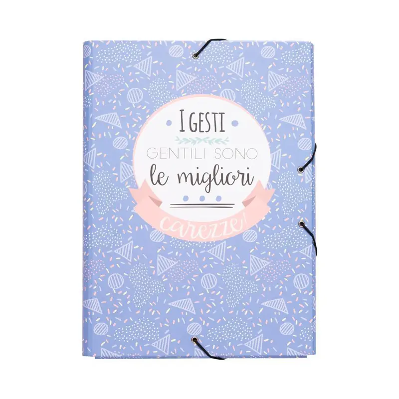 Erik Grupo Folder Elasticated, A4 Amelie Italian 3 Flap Folder