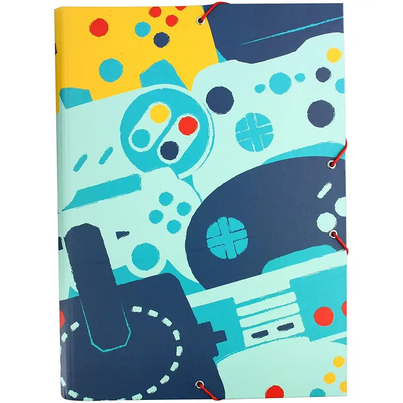 Erik Grupo Folder Elasticated A4 Gamer New Collection