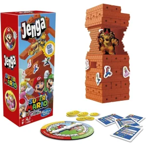 Jenga Super Mario Stacking Tower Game
