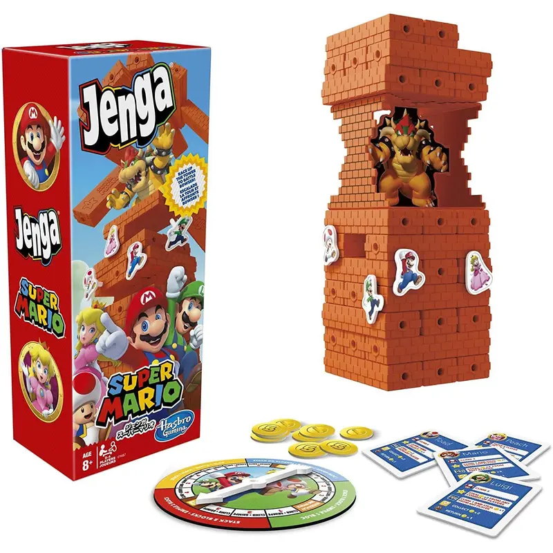 Jenga Super Mario Stacking Tower Game