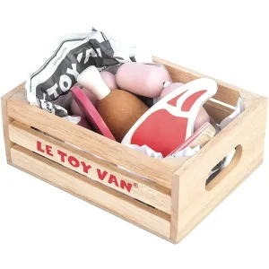 Le Toy Van Wooden Honeybee Market Meat Crate