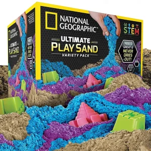 National Geographic Play Sand - Assorted Colours