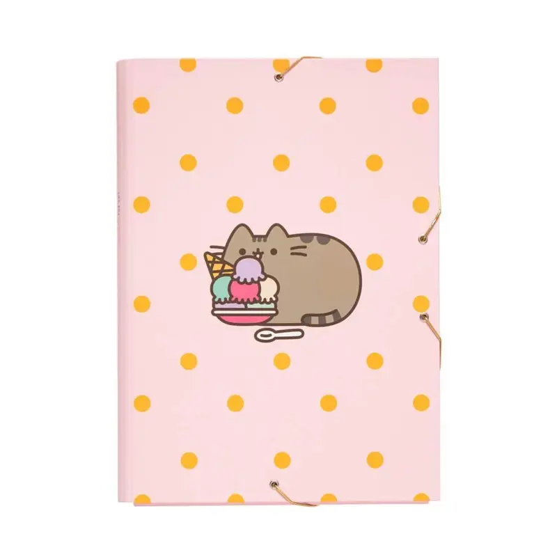 Pusheen A4 Elasticated Folder Pusheen Rose Collection