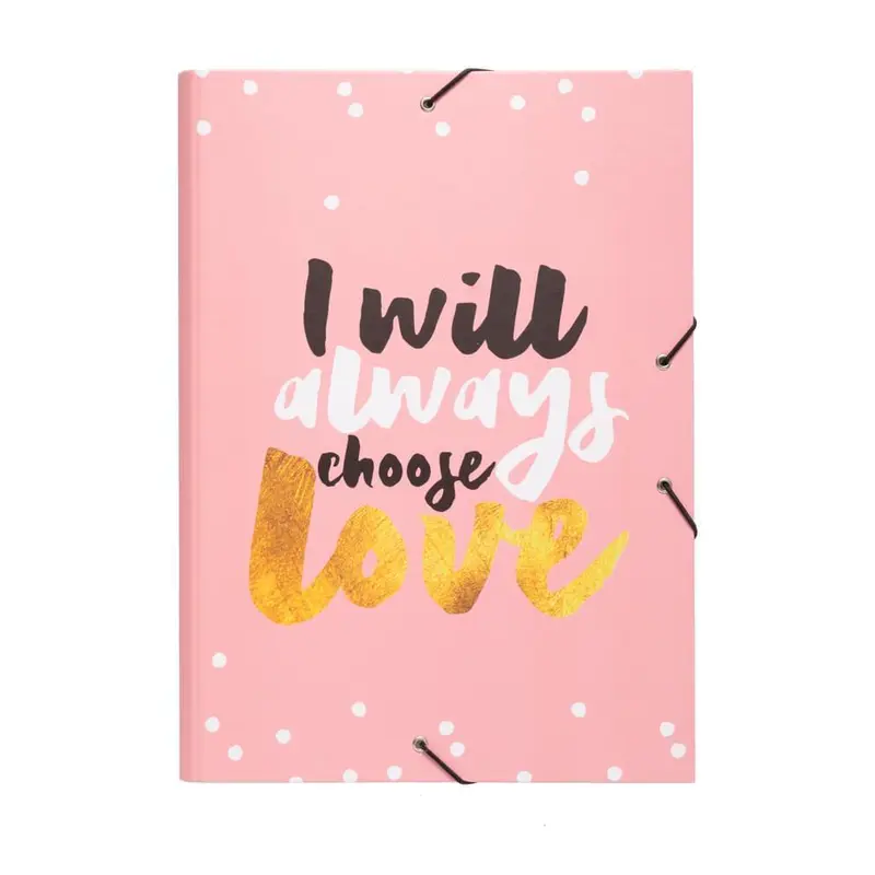 Pusheen Elasticated Filing Folder, Glitter Stars