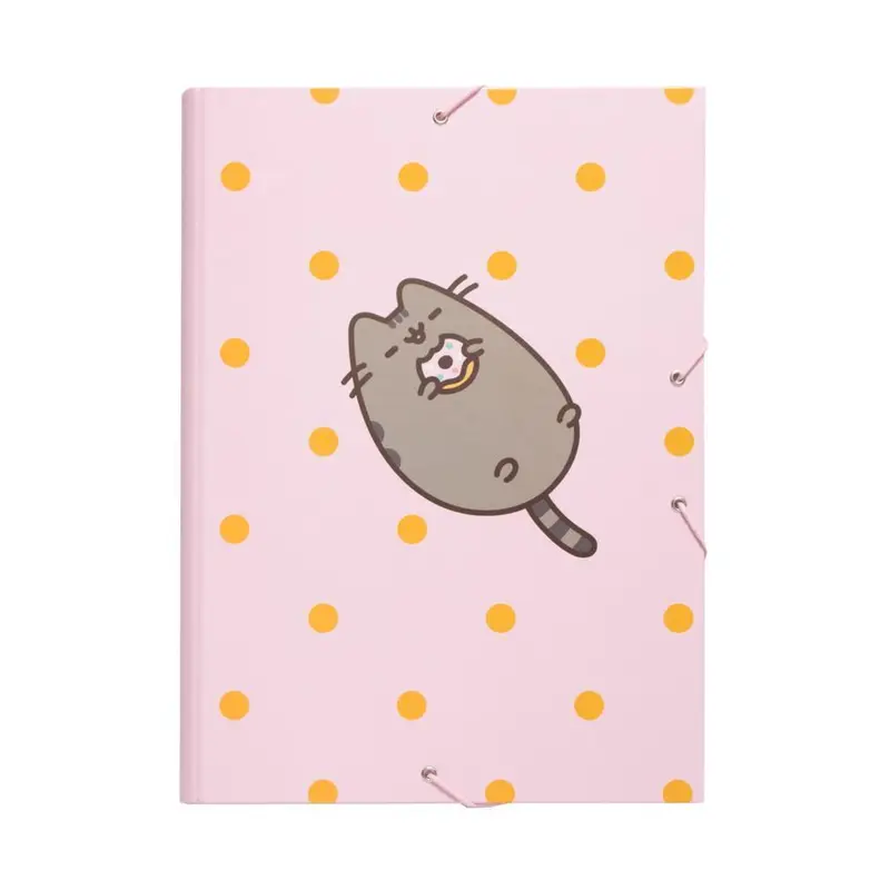 Pusheen Elasticated Filing Folder, Rose Collection
