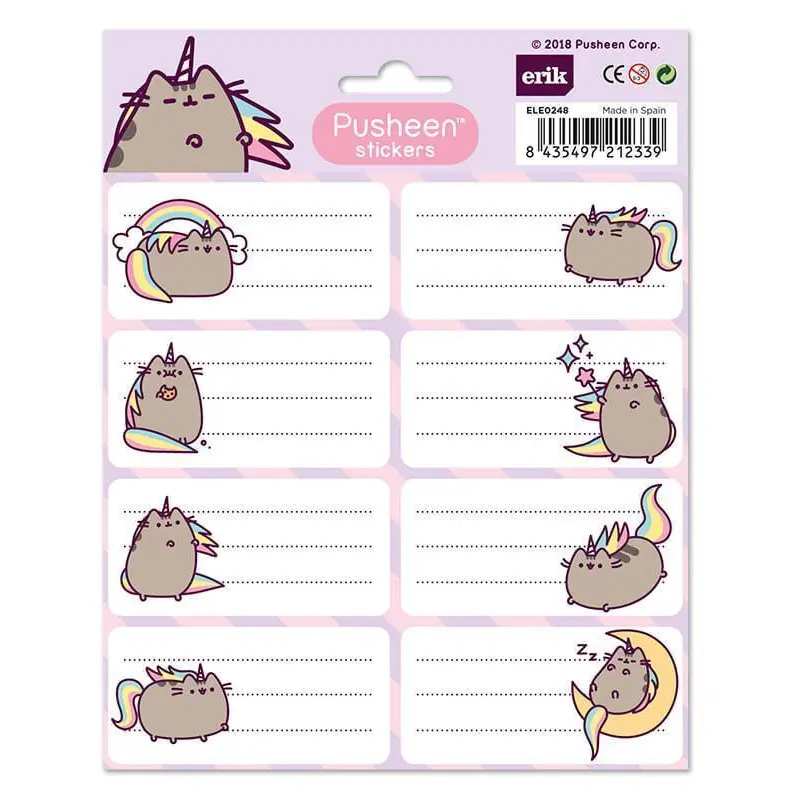 Pusheen Self-adhesive Labels Pusheen The Cat 2