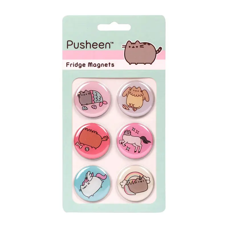 Pusheen Set of 6 Fridge Magnets
