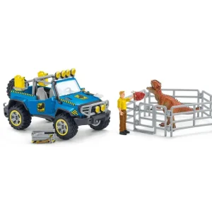 Schleich 41464 off-road Vehicle with Dino Outpost Playset