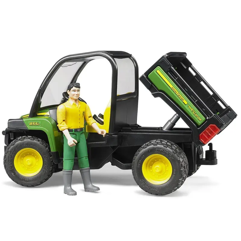Bruder 02490 John Deere Gator XUV 855D with Driver