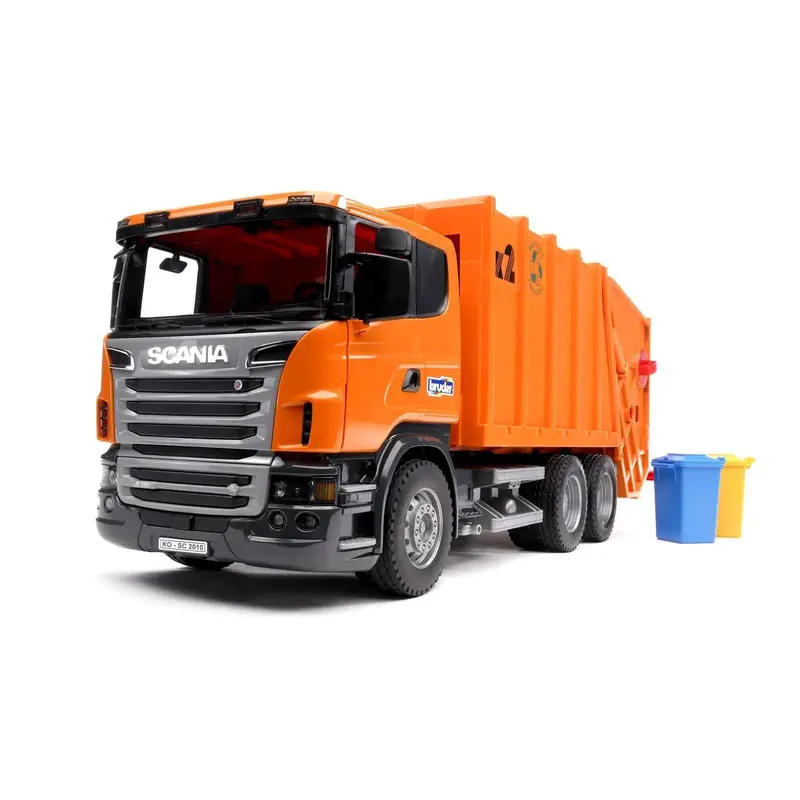 Bruder 03560 Scania R-series Garbage Truck - Orange