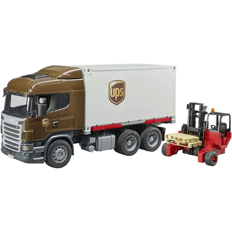 Bruder Scania R-series UPS Logistics Truck